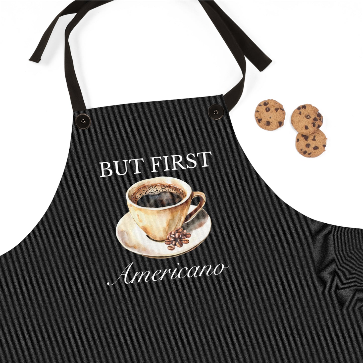 But First Americano Barista Apron