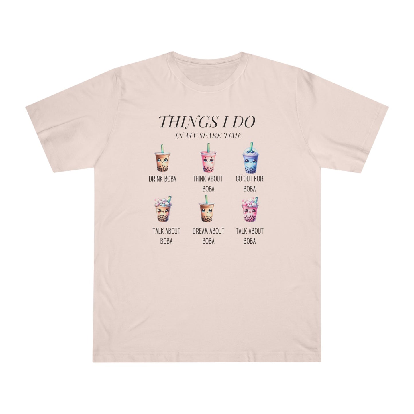 Things I do - Boba Lover's T-Shirt
