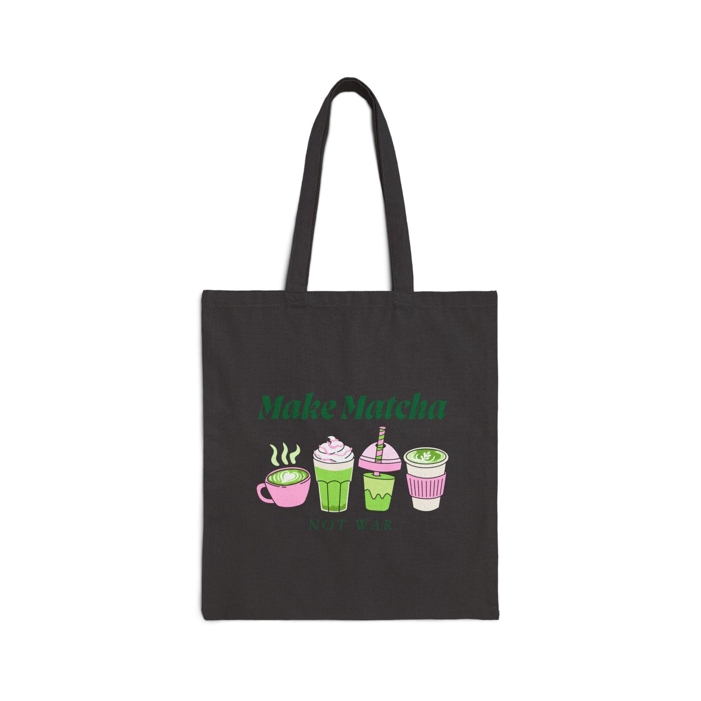 Make Matcha Cotton Tote Bag