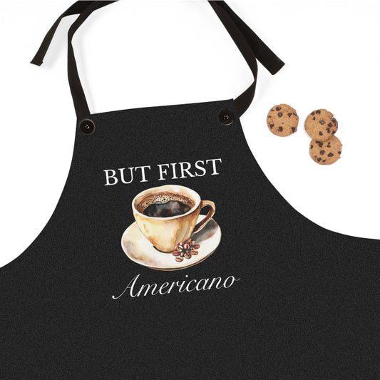 But First Americano Barista Apron