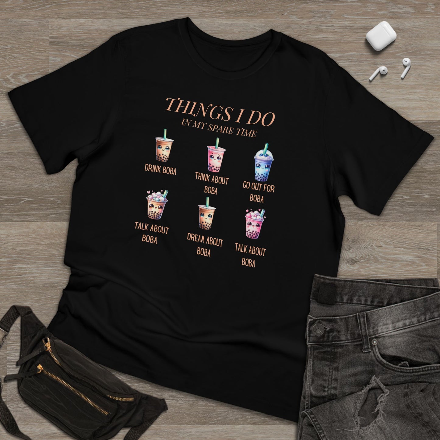 Things I do - Boba Lover's T-Shirt - Dark colors