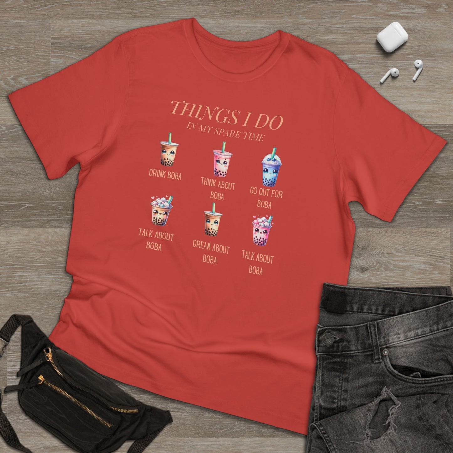 Things I do - Boba Lover's T-Shirt - Dark colors
