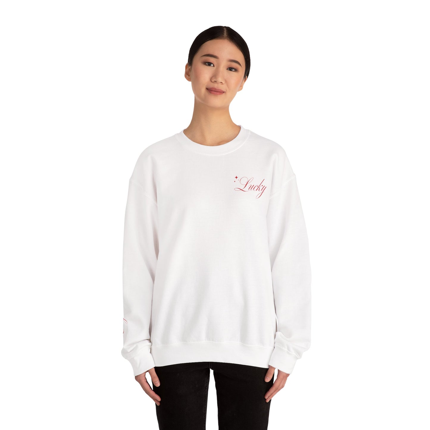 Lucky - Unisex Crewneck Sweatshirt - With wrist text