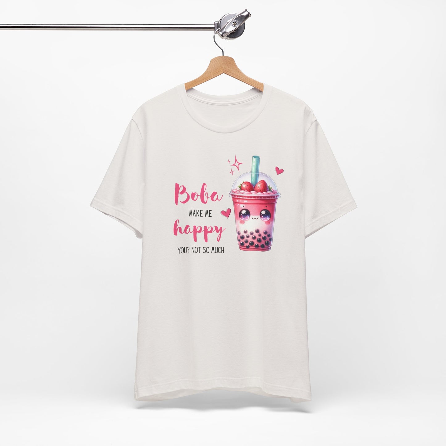 Boba Make Me Happy Unisex Short Sleeve Shirt