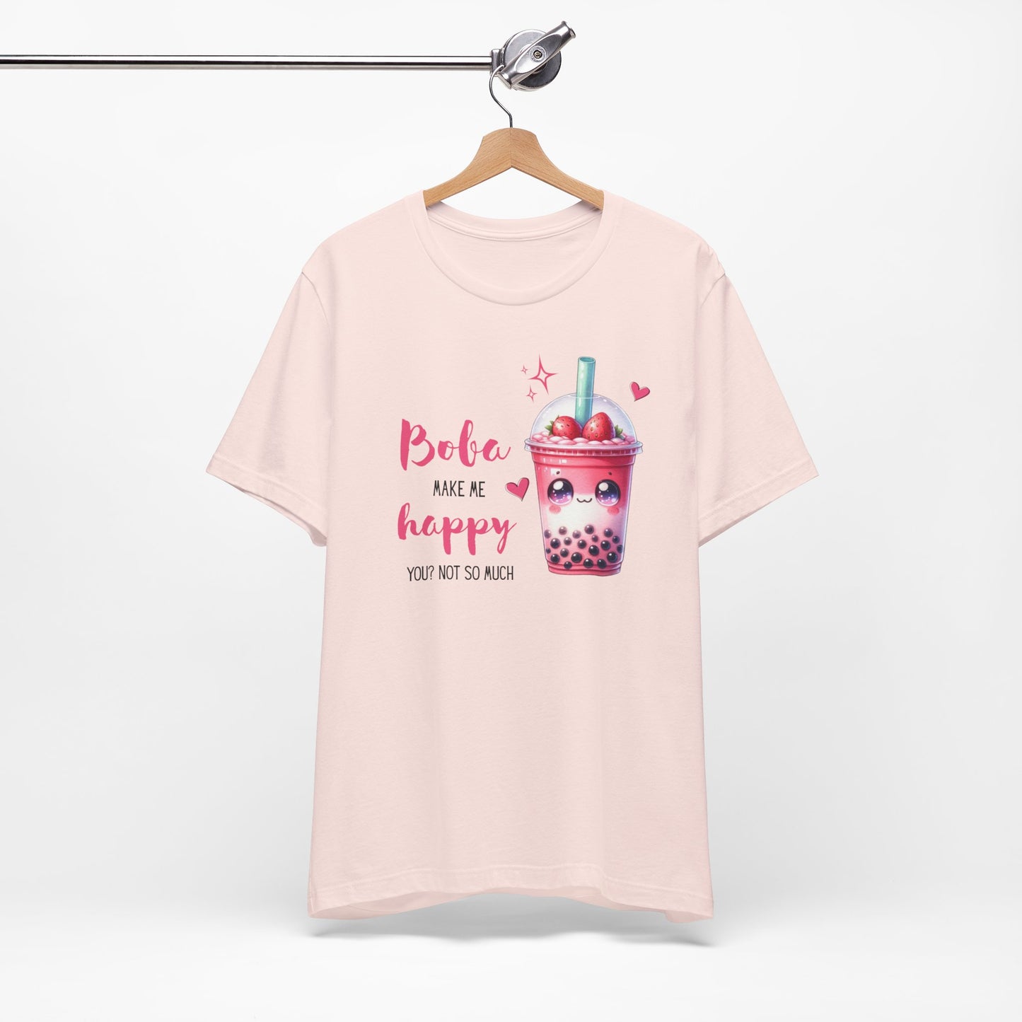 Boba Make Me Happy Unisex Short Sleeve Shirt