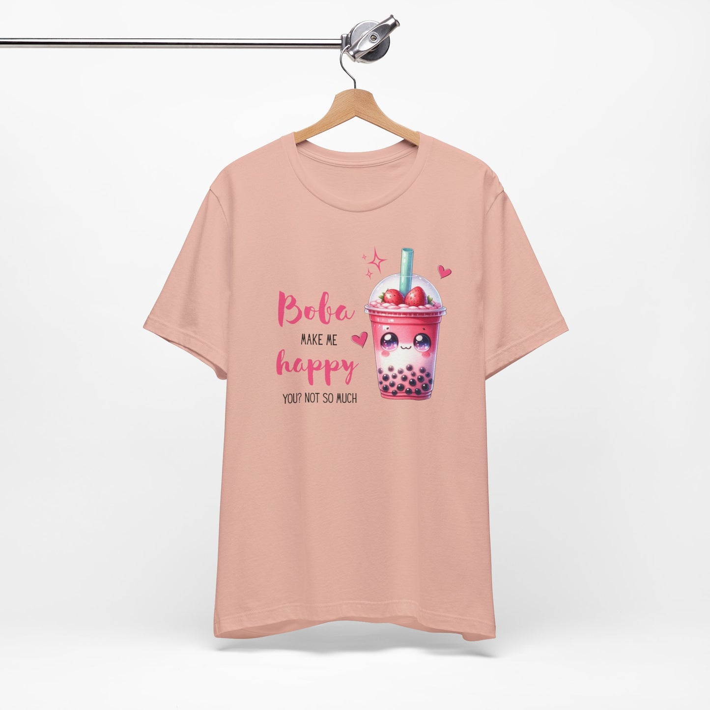 Boba Make Me Happy Unisex Short Sleeve Shirt