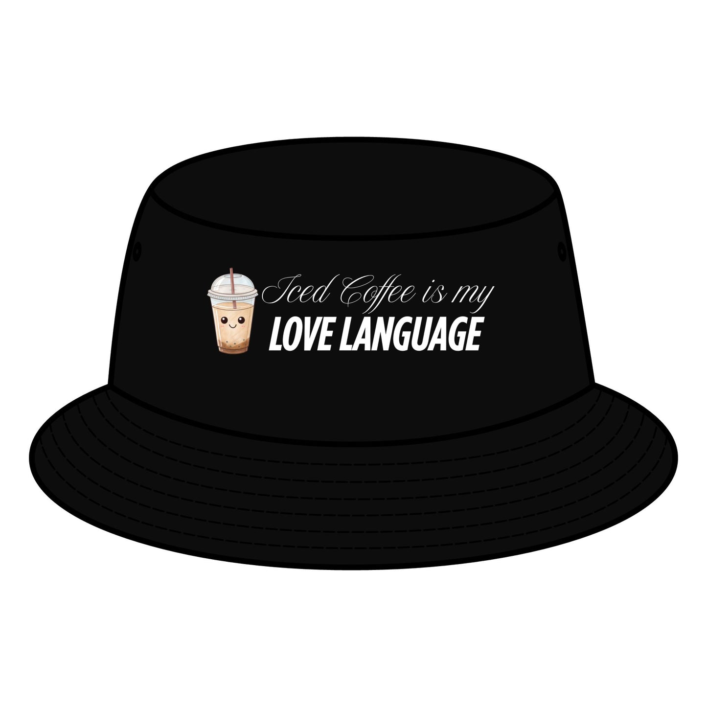 Iced Coffee is my Love Language Bucket Hat