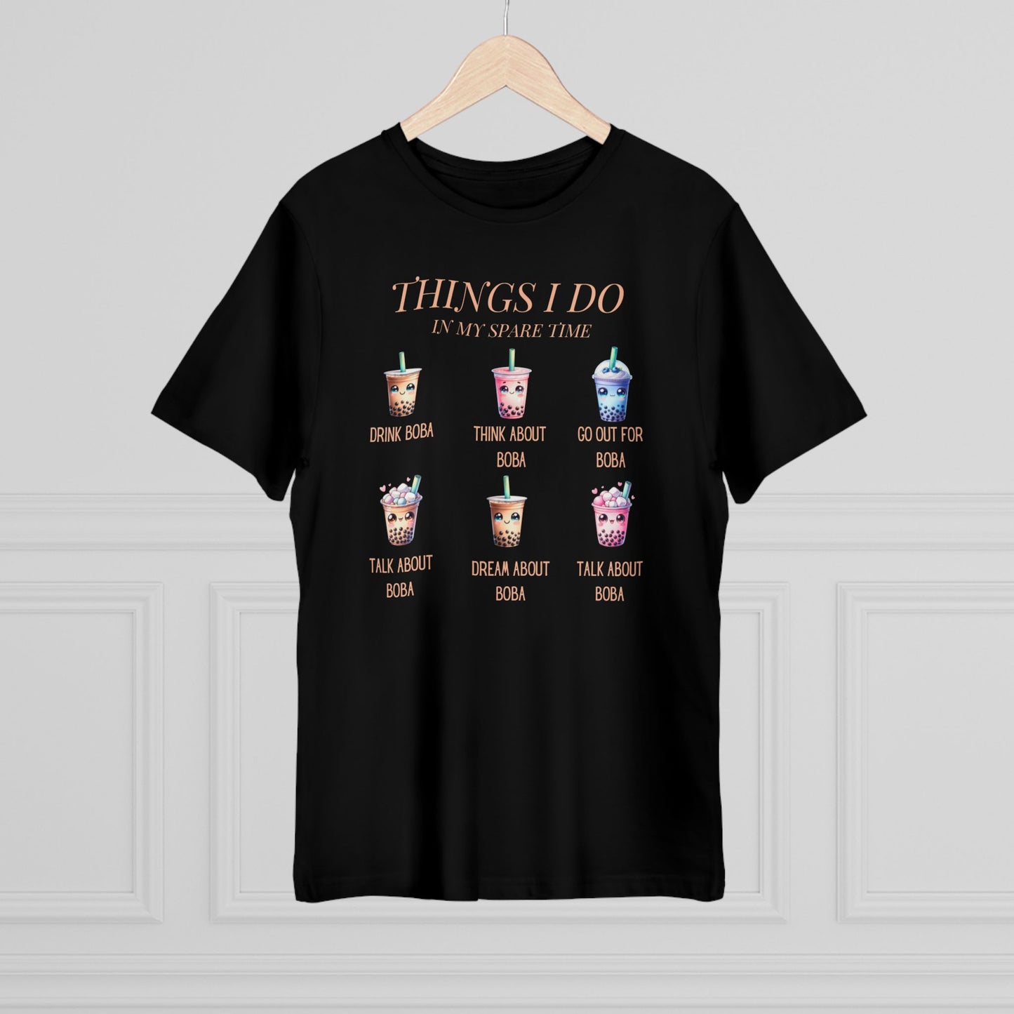 Things I do - Boba Lover's T-Shirt - Dark colors