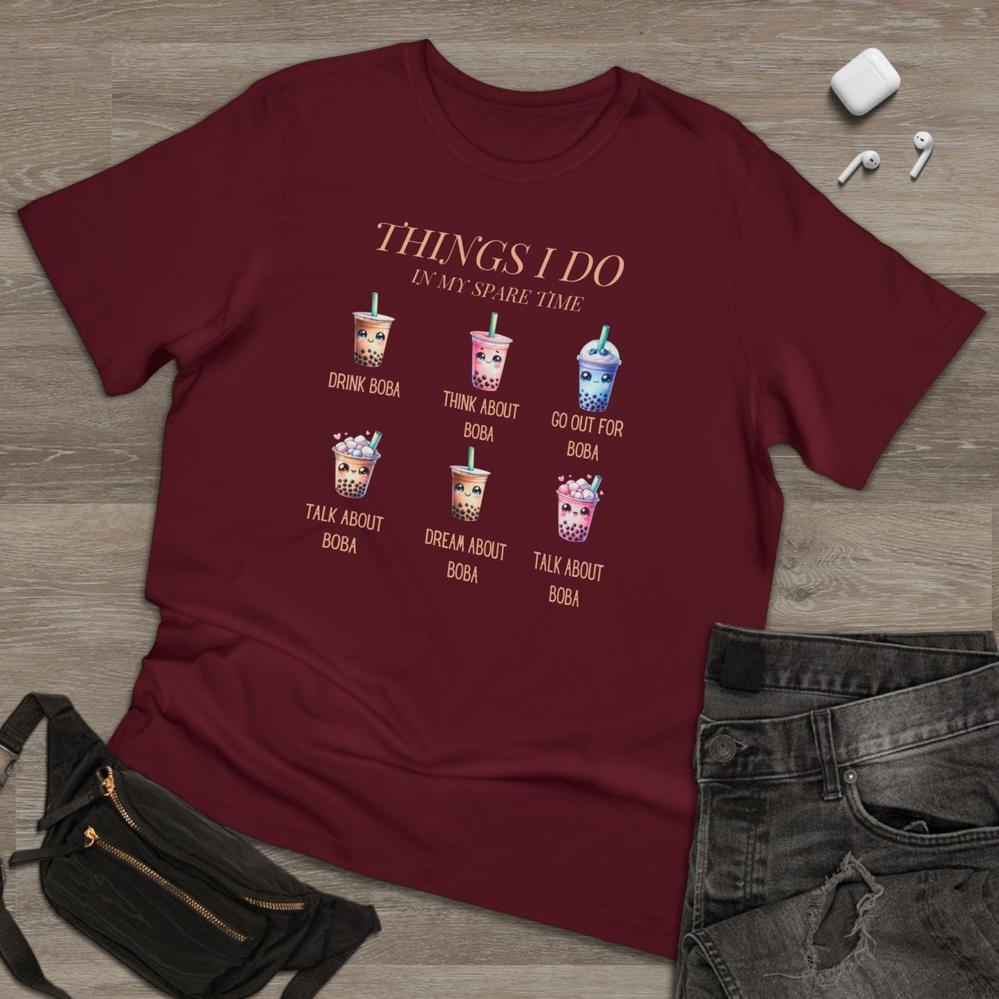 Things I do - Boba Lover's T-Shirt - Dark colors
