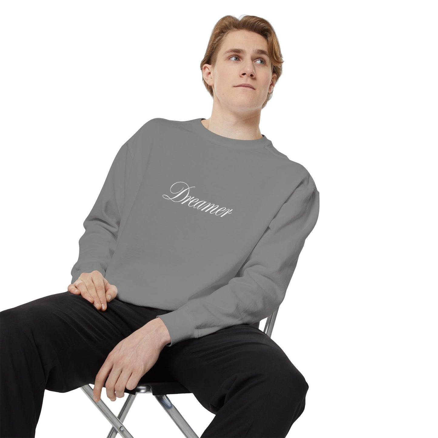 Dreamer Unisex Garment-Dyed Sweatshirt