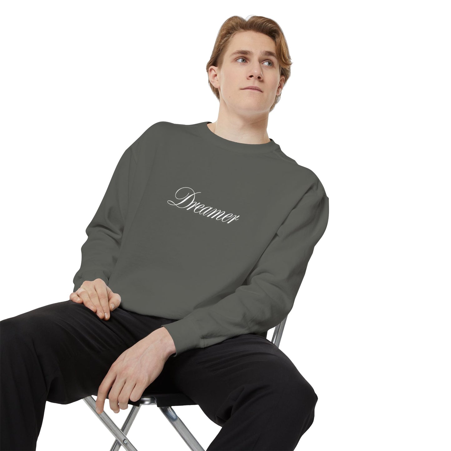 Dreamer Unisex Garment-Dyed Sweatshirt