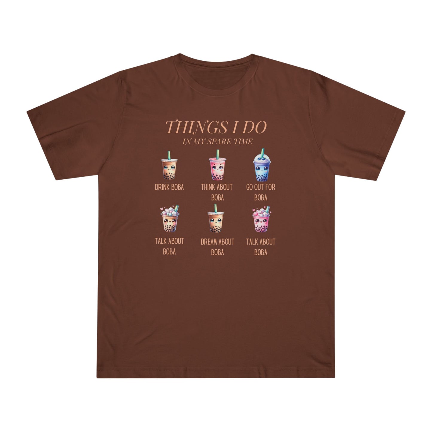 Things I do - Boba Lover's T-Shirt - Dark colors