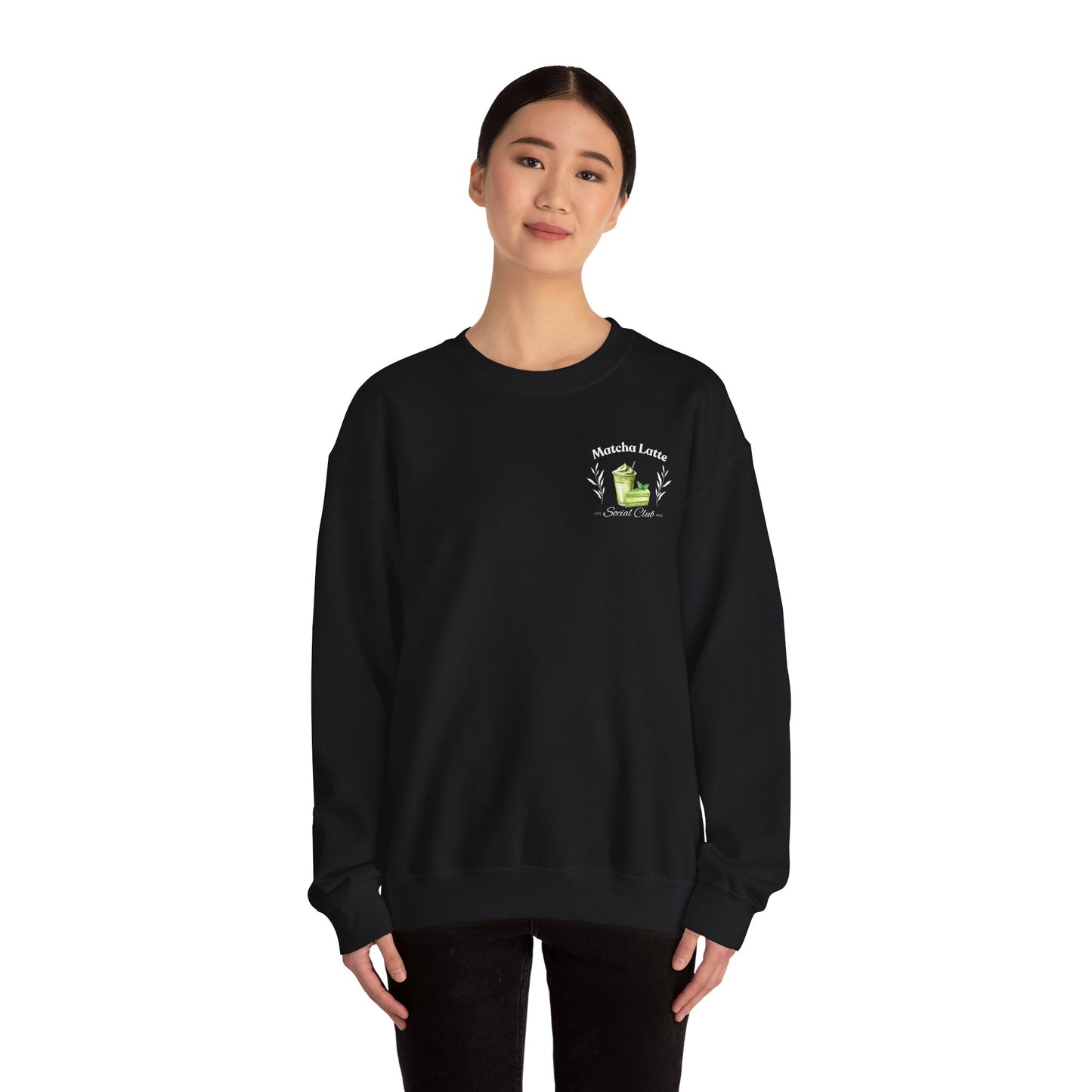 Matcha Latte Social Club Unisex Crewneck Sweatshirt