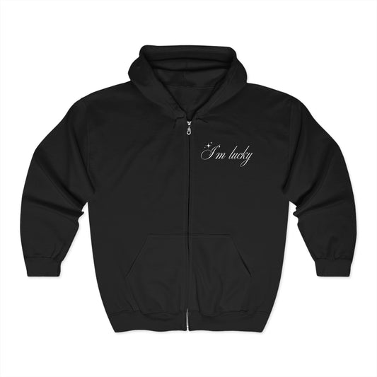 I’m Lucky - Unisex Zip Hooded Sweatshirt