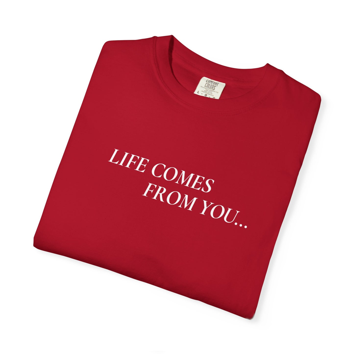 'Life Comes From You' - T-shirt