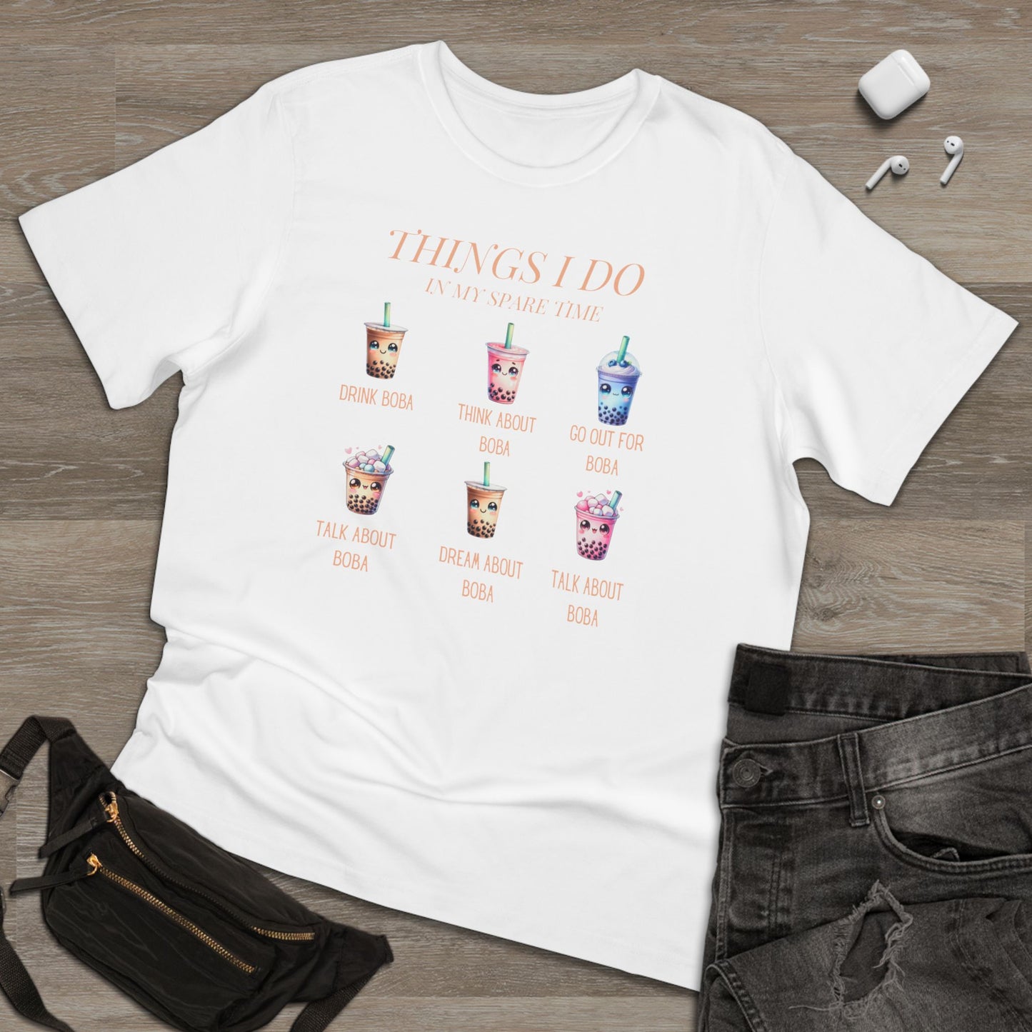 Things I do - Boba Lover's T-Shirt - Dark colors