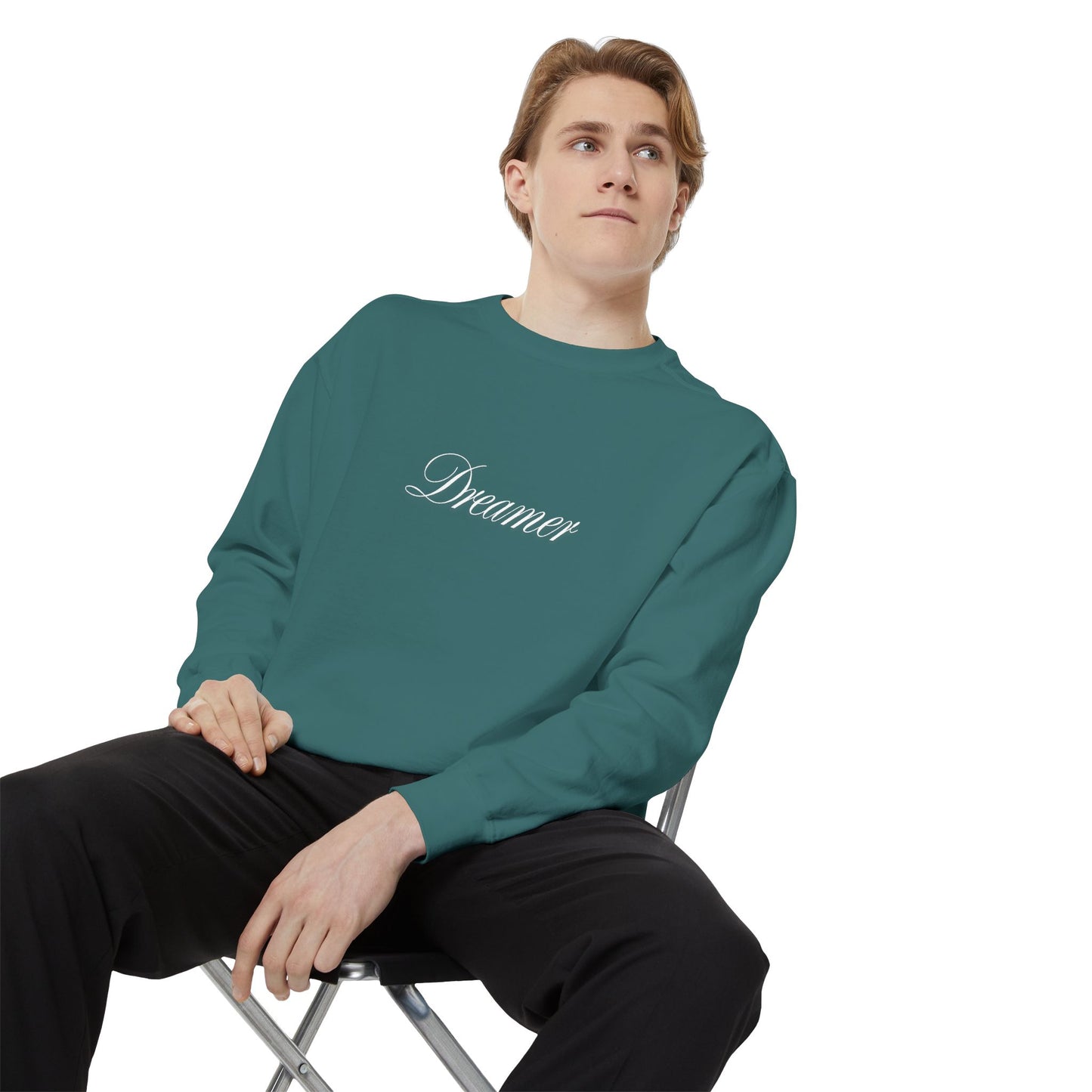 Dreamer Unisex Garment-Dyed Sweatshirt