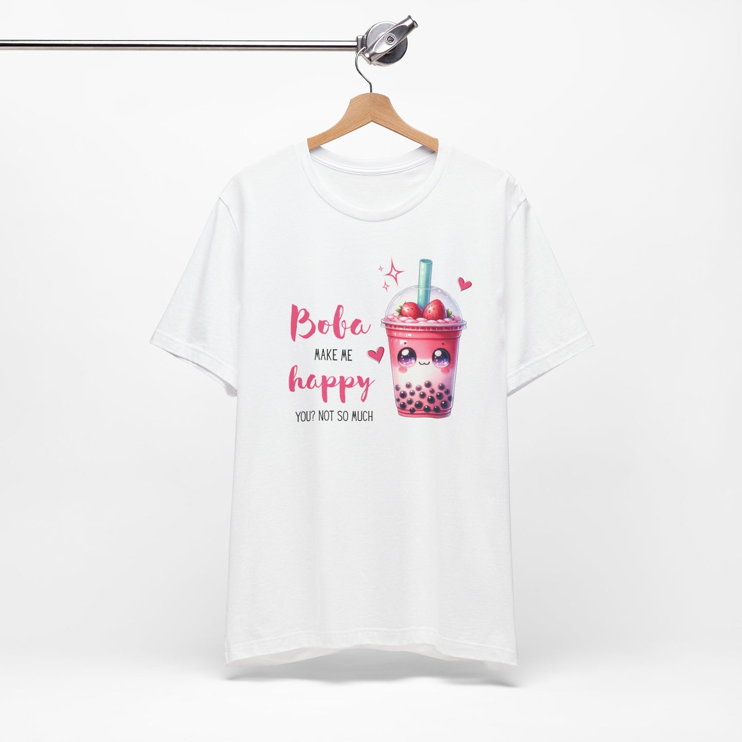 Boba Make Me Happy Unisex Short Sleeve Shirt