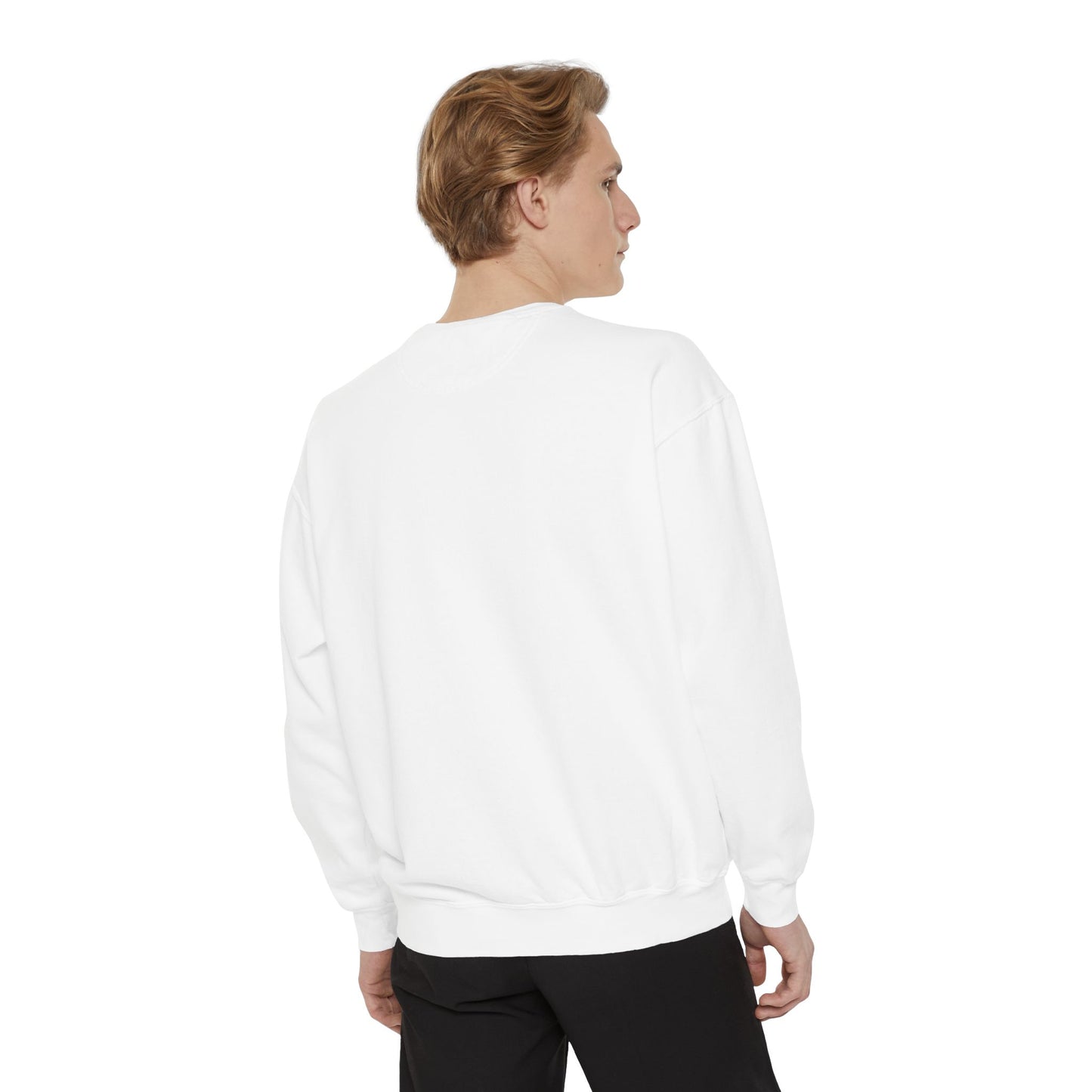 I’m a Lover - Unisex White Garment-Dyed Sweatshirt