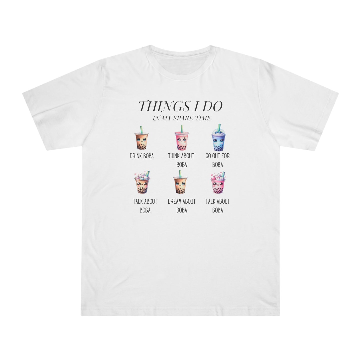 Things I do - Boba Lover's T-Shirt