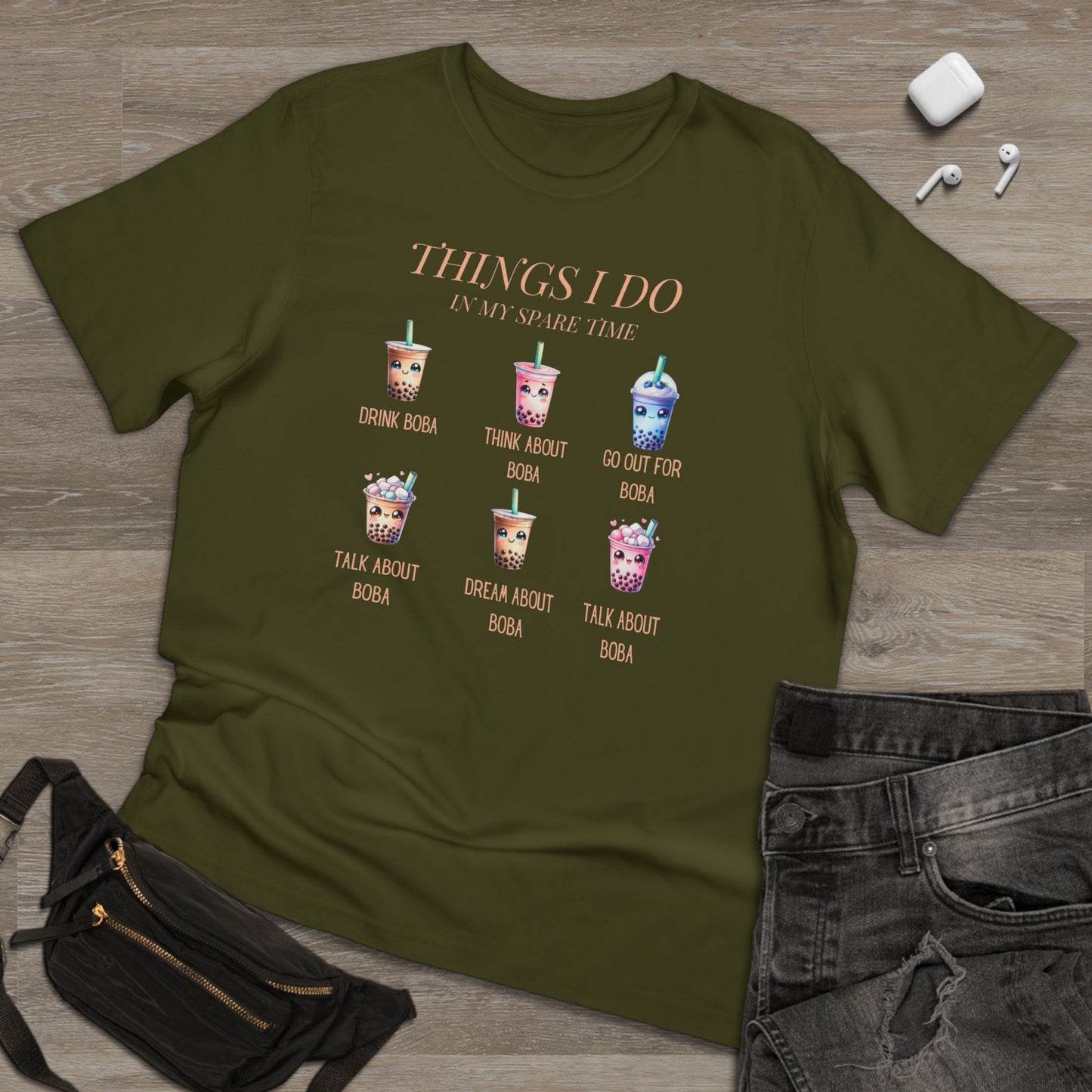 Things I do - Boba Lover's T-Shirt - Dark colors