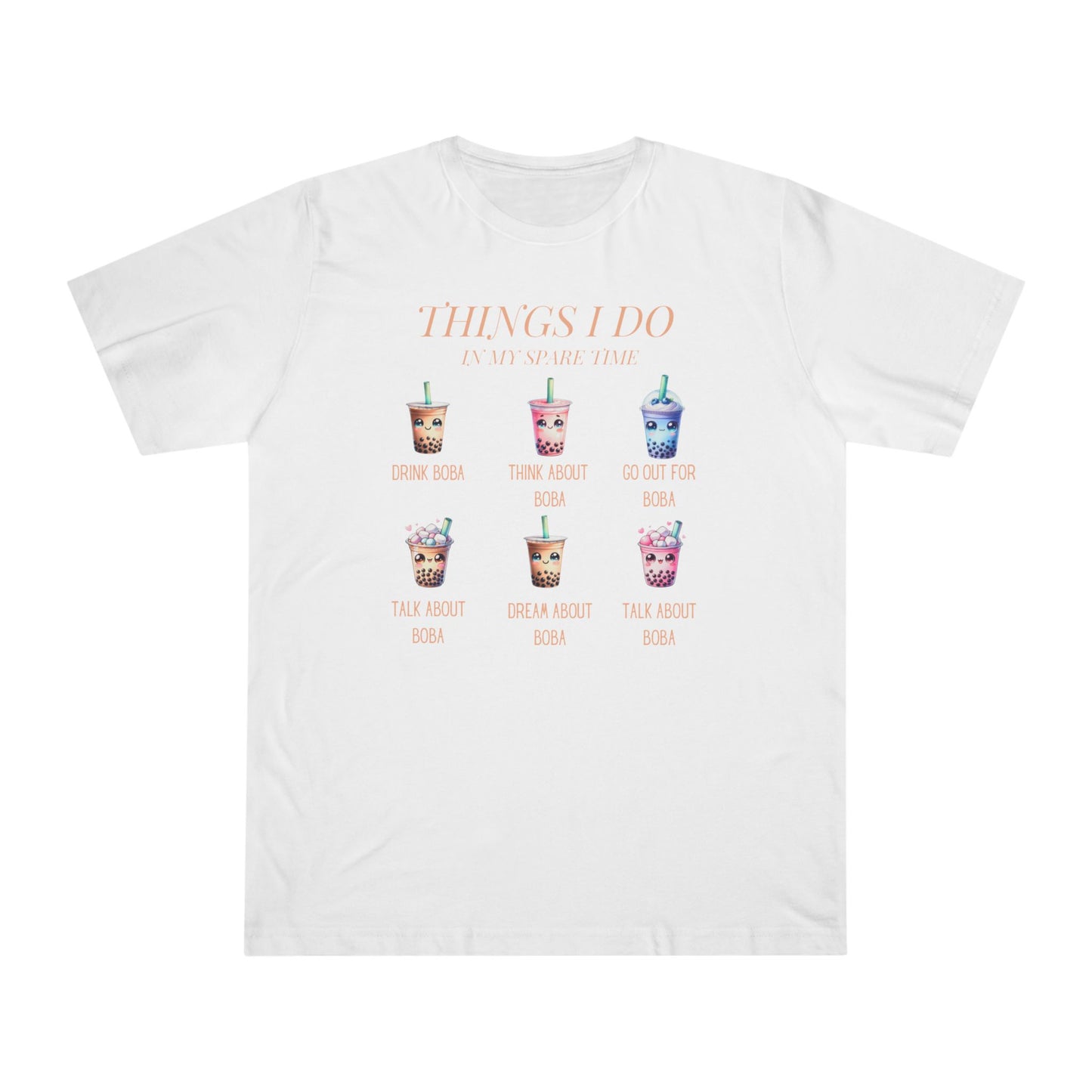 Things I do - Boba Lover's T-Shirt - Dark colors