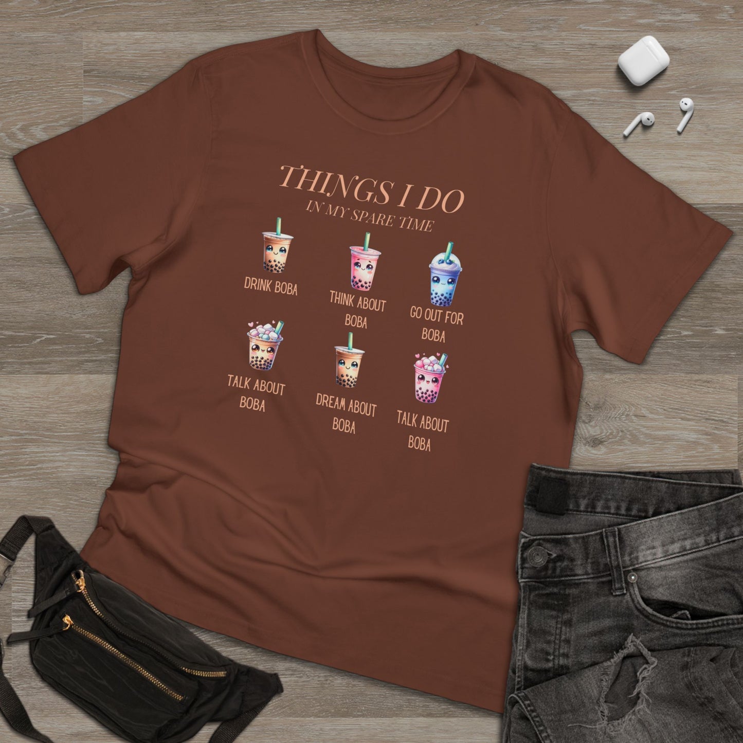 Things I do - Boba Lover's T-Shirt - Dark colors